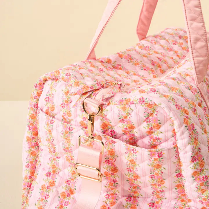 Quilted Weekender Bag